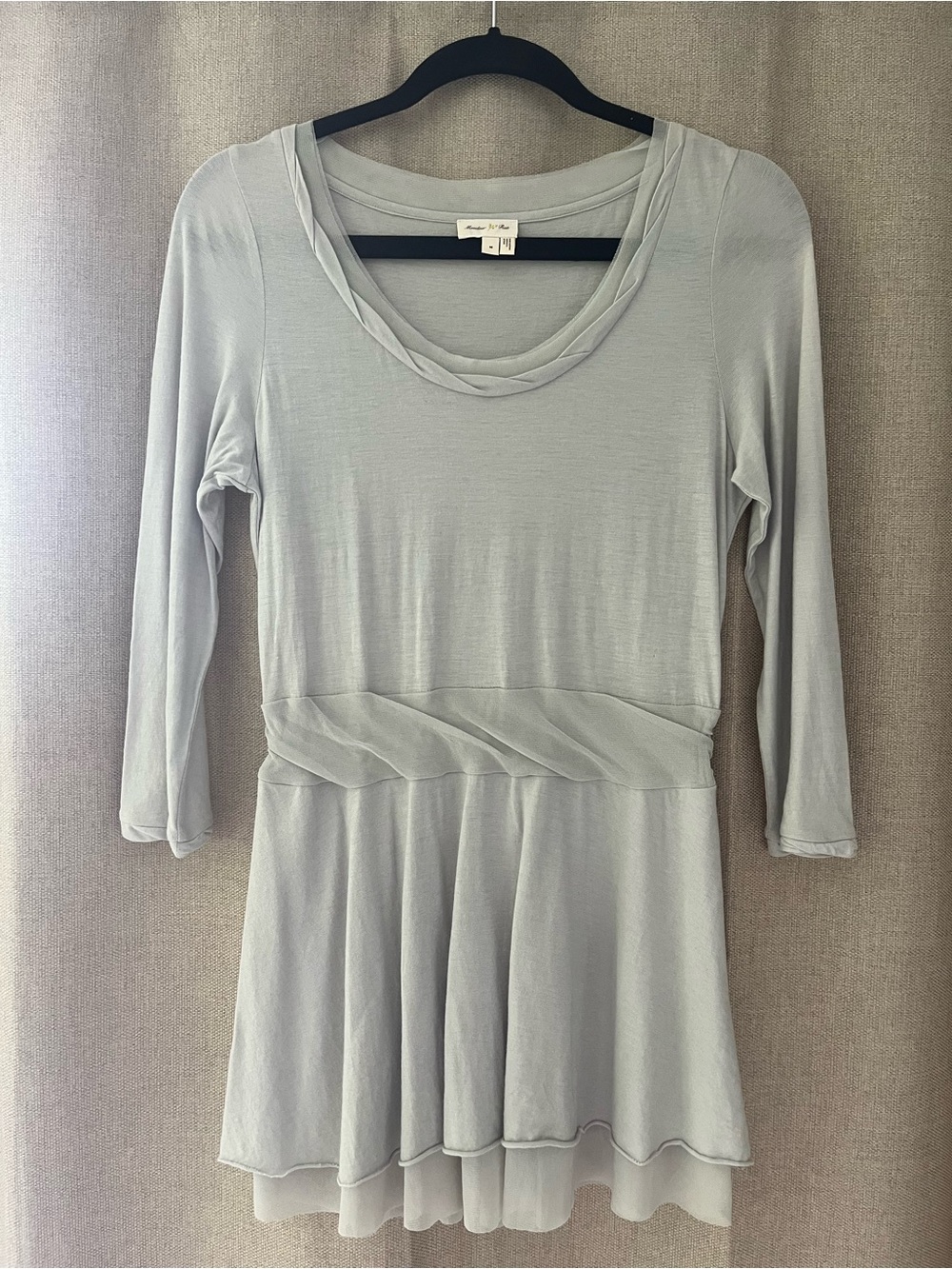 Anthropologie- Meadow Rue. Elbow sleeve, empire waist top